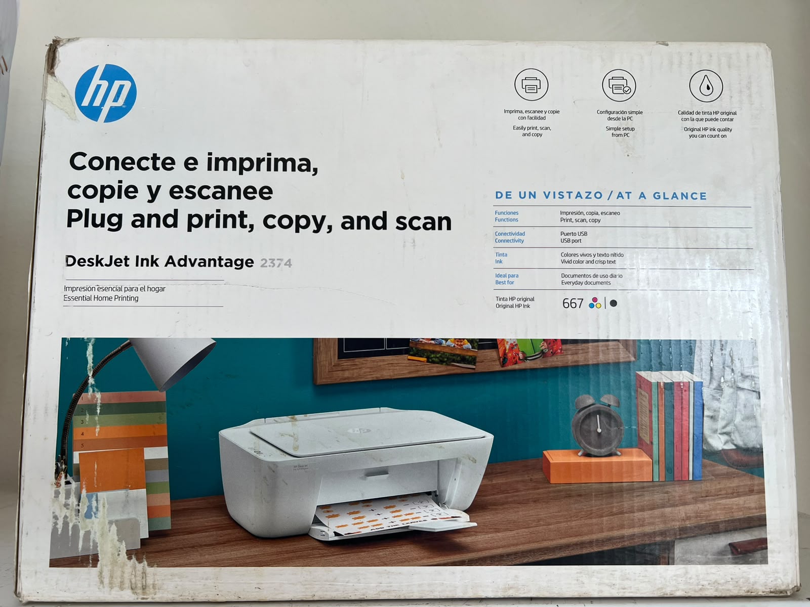 IMPRESORA HP DESKJET INK ADVANTAGE 2374