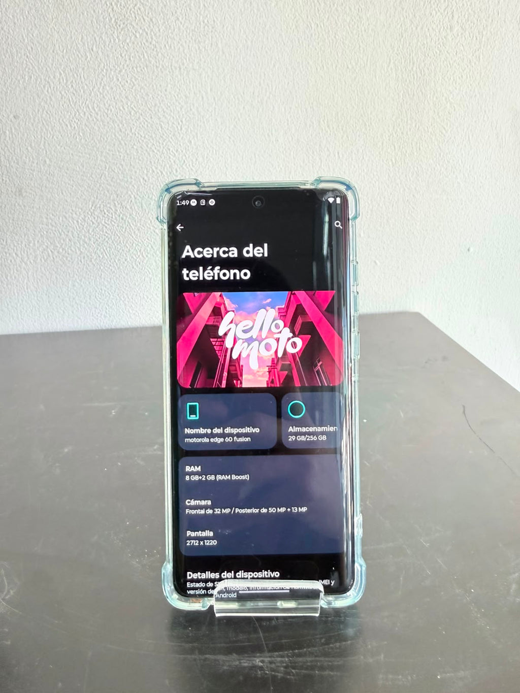 Motorola Edge 60 Fusion 256GB 8GB RAM Verde (Usado)