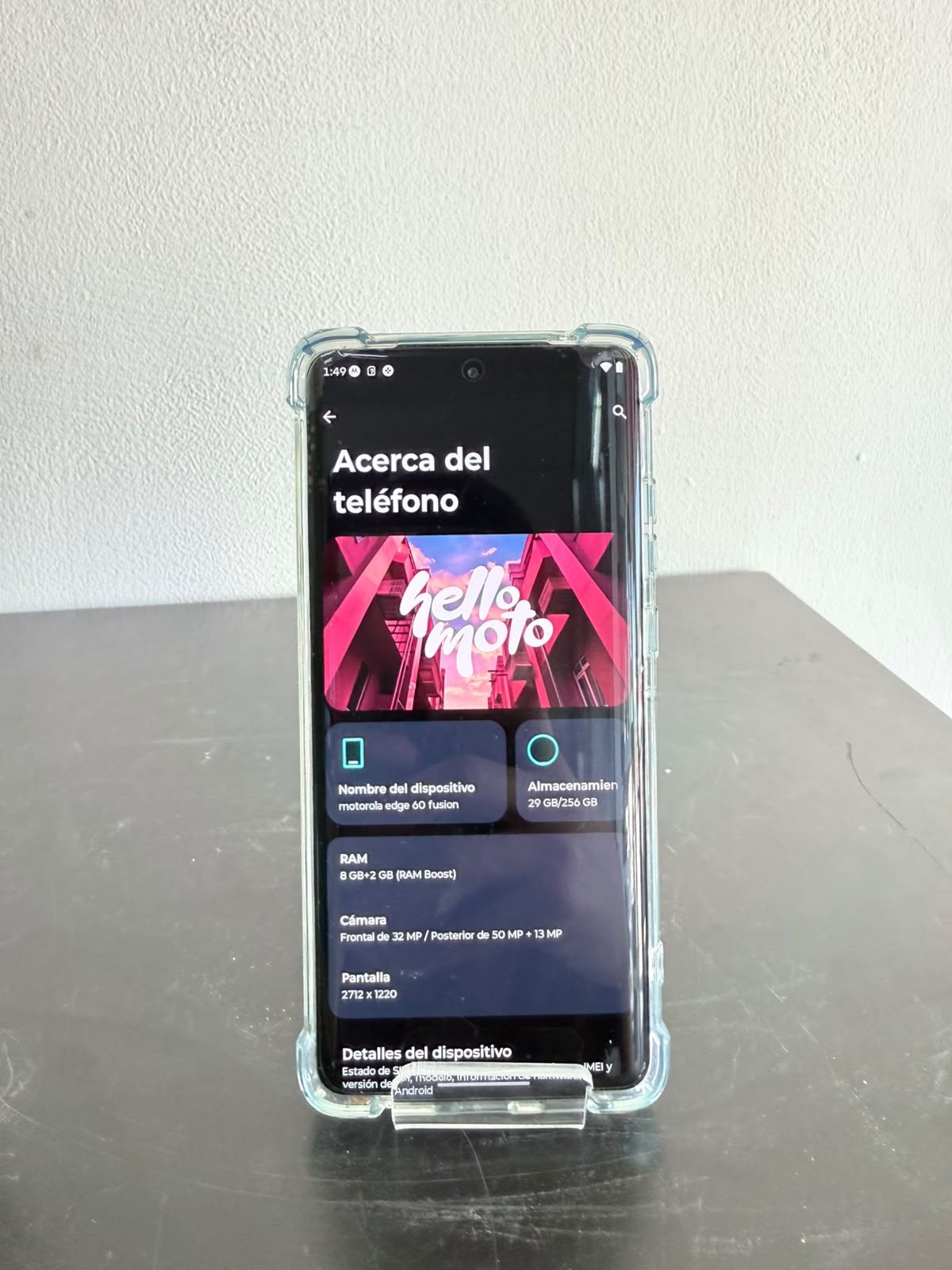 Motorola Edge 60 Fusion 256GB 8GB RAM Verde (Usado)