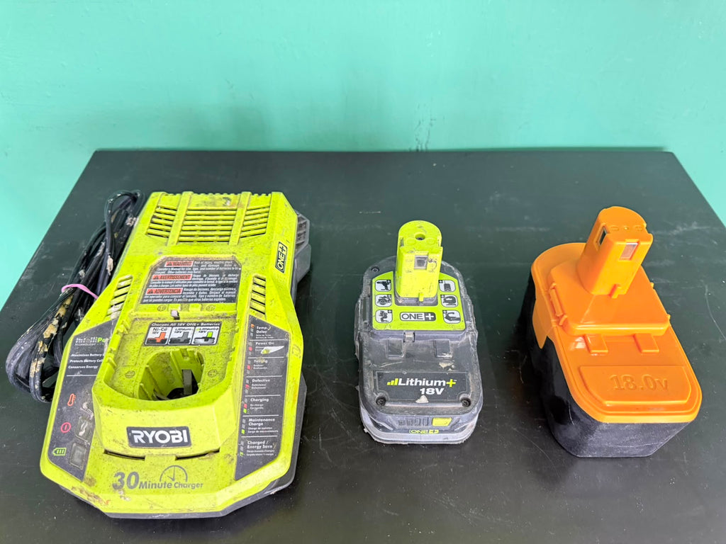 Kit de Herramientas Inalámbricas RYOBI ONE+ 18V – 5 Herramientas + Cargador + 2 Baterías