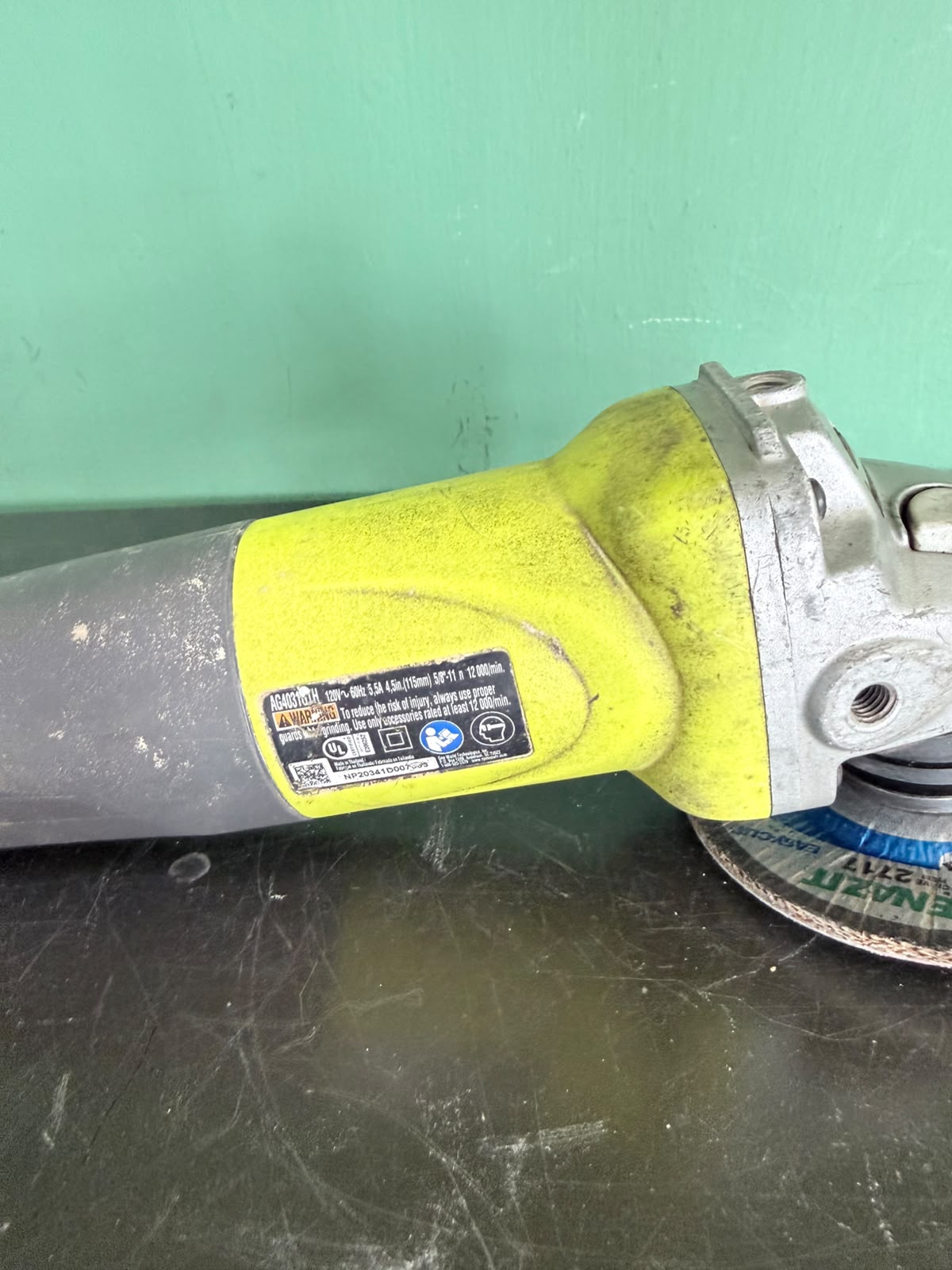 Amoladora Angular Ryobi AG4031 4.5" (Usada)