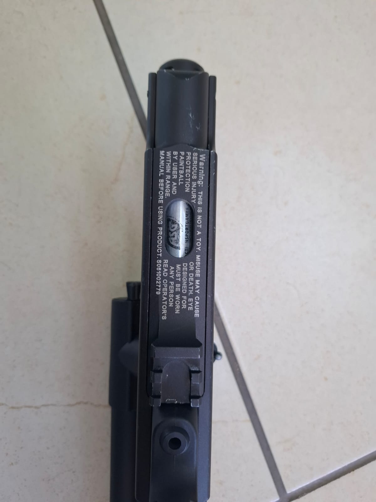 Pistola de Gotcha/Paintball