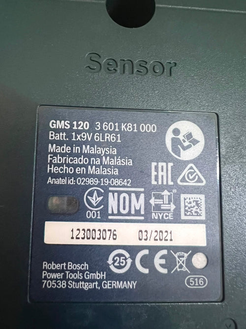 Detector de Materiales Bosch GMS 120  ( usado perfectas condiciones )